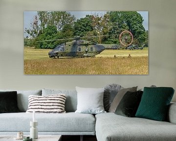 NH-90 helicopter of the Luftwaffe. by Jaap van den Berg