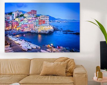 Boccadasse : un paysage urbain pittoresque sur Bart Ros