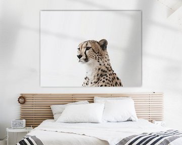 Gelassenheit in Bewegung - Das majestätische Porträt eines Leoparden von Eva Lee