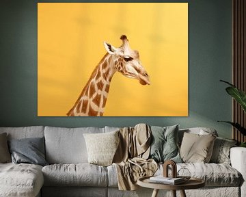 Zonnevlucht - De Giraffe en Gouden Gloed van Eva Lee