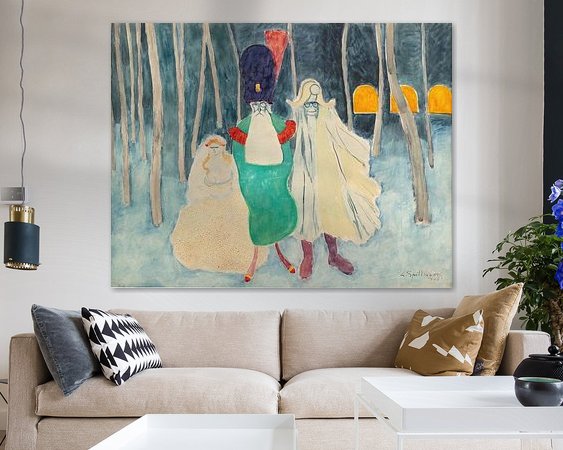 Example of the artwork in a room
