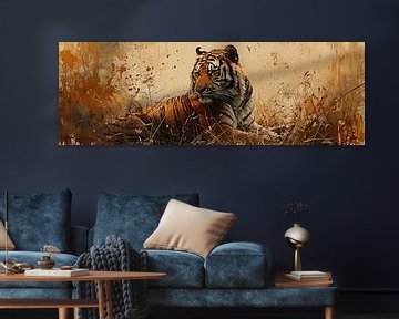 Malerei Tiger Art von Kunst Kriebels