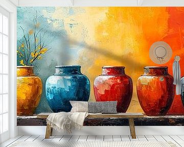 Kleurrijk Stilleven van Kunst Kriebels