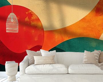 Modern Abstract (modern abstract schilderij) van De Mooiste Kunst