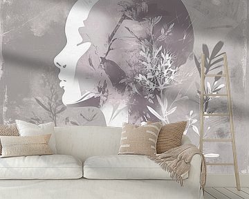 Woman in Nature by ARTEO Paintings
