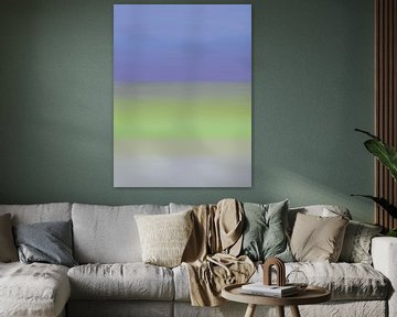 Synaesthetic Surface - Minimalistic Abstract Wall Art van Annelies Hoogerwerf