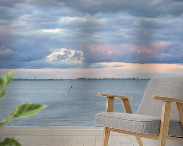 Oosterschelde met een prachtige wolkenlucht