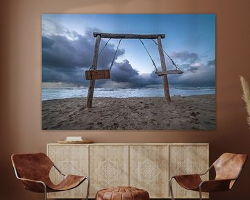 Schommel op het strand van Yanuschka Fotografie | Noordwijk