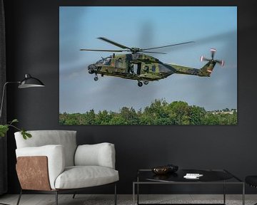 NH-90 helicopter of the Luftwaffe. by Jaap van den Berg