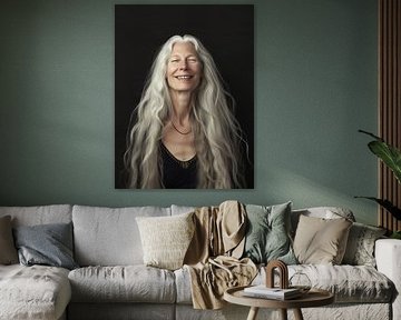Timeless life energy, mature woman