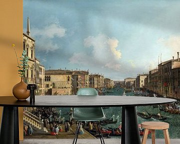 Die Regatta auf dem Canal Grande, Canaletto von art icons