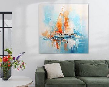 Bateau à voile sur De Mooiste Kunst