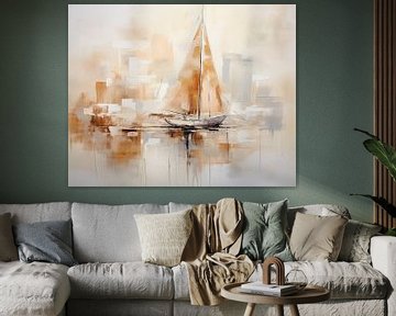 Zeilschip | Zeilen Schilderij van De Mooiste Kunst