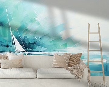 Zeilen Schilderij van De Mooiste Kunst