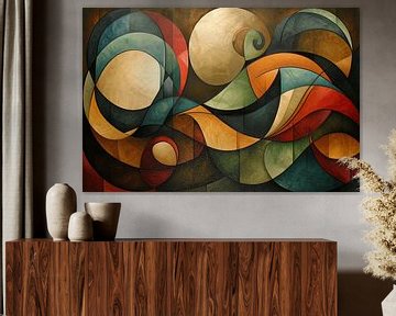 Abstract Modern Interieur | Spiraling Aesthetic Enigma | Abstract Modern Interieur