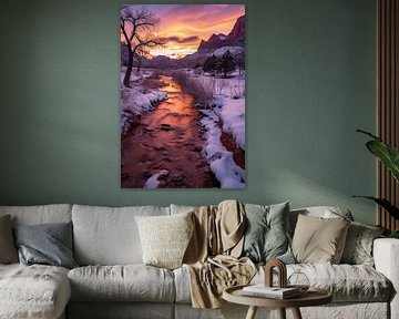 Panoramisch uitzicht op de natuurlijke wonderen