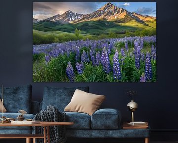 Hochebenenidylle: Blumenwiese im Sommer