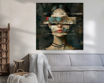 Modern Portrait | Disjointed Persona by Kunst Kriebels