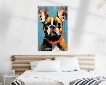 Straßenkunst Bulldogge von Wunderbare Kunst