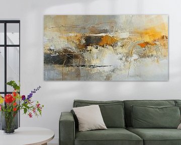 Abstract Earth tones | Earth tones by ARTEO Paintings