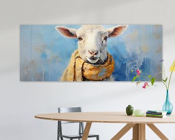 Dierportret Kunst | Schaap van De Mooiste Kunst