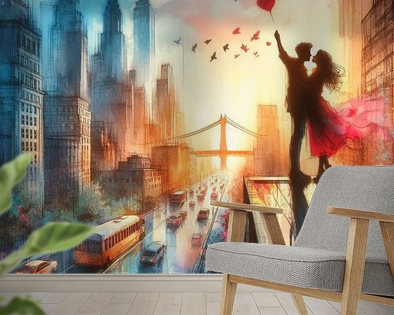 Example of the artwork in a room