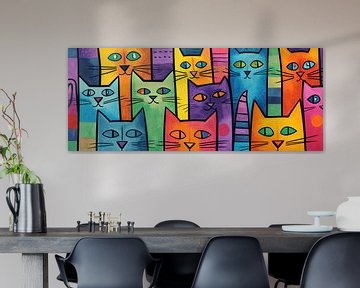 Painting Cat | Painting Cat by Wonderful Art