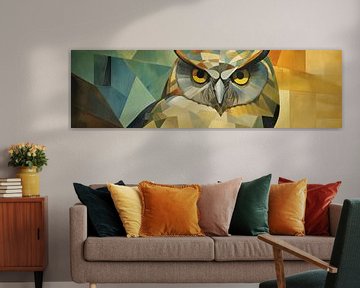 Owl | Owl Painting by Blikvanger Schilderijen