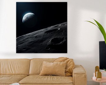 La Terre vue de la Lune sur TheXclusive Art