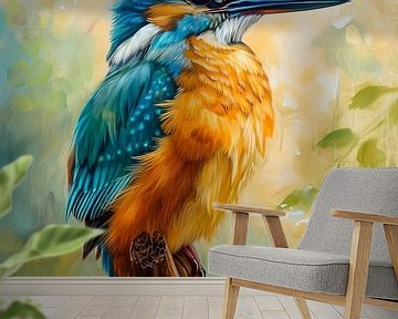 Eisvogel-Porträt