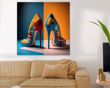 Shoes art no.1 van Gert-Jan Siesling