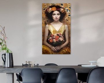 Klimt girl by artmaster