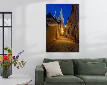 The Bergkerk church in Deventer the Netherlands by night by Eye on You