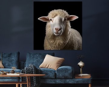 Sheep portrait by The Xclusive Art