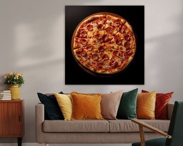 Pizza portret van TheXclusive Art