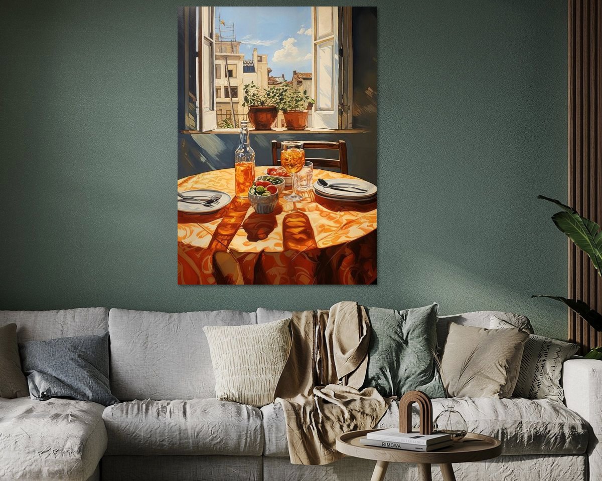 Example of the artwork in a room