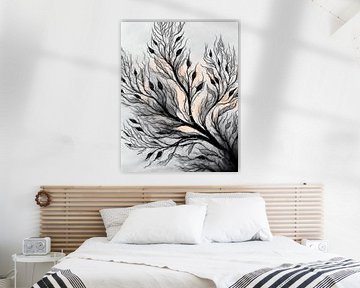 Wild branch abstract by Lens Design Studio
