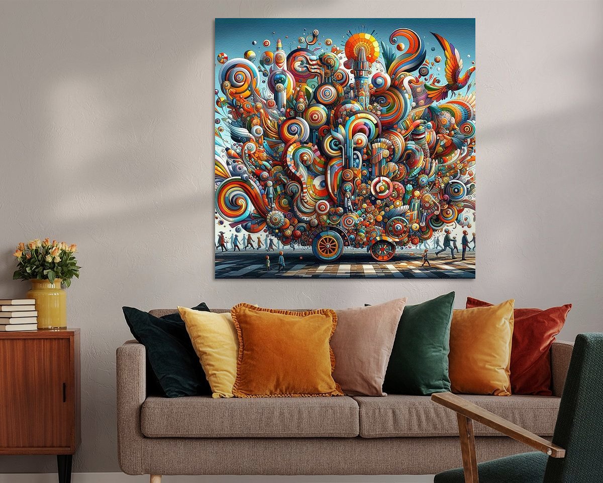 Example of the artwork in a room