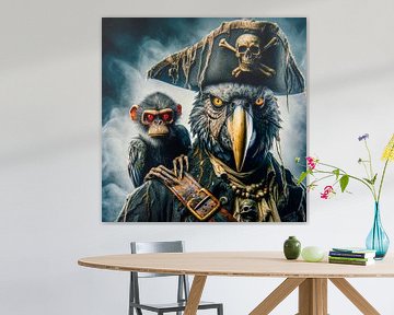 Piraten papegaai van The Incredibly Magical Photo Studio