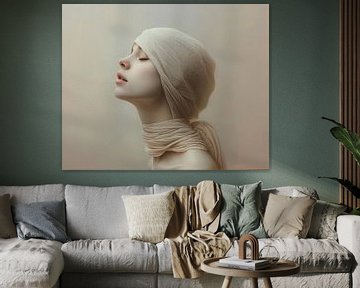 Beige Solace Whisper by Art Whims