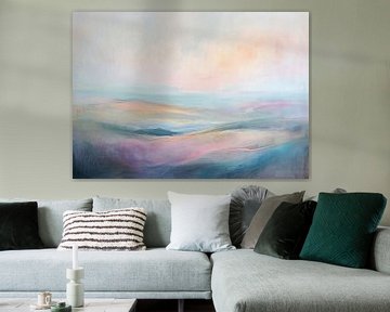 Abstract Landscape | Dawn Drift Echo by Art Whims