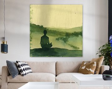 Peinture zen | Paix intérieure sur De Mooiste Kunst