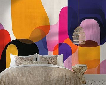Super colourful, modern and abstract