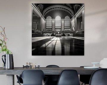 Grand central station new york black and white by TheXclusive Art