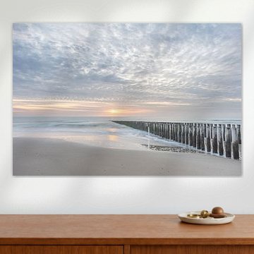 Strand bei Sonnenuntergang WestenSchouwen