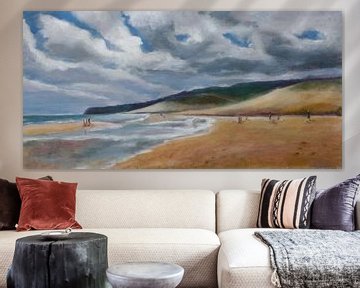 Strand Fuerteventura. 40x80 cm.