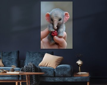 Baby olifant van Mathias Ulrich