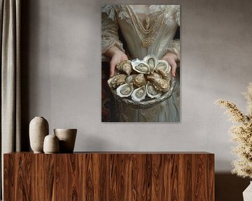 Dame met oesters van Uncoloredx12