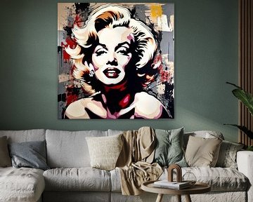 Abstract Marilyn Monroe von Sunrise Group Germany