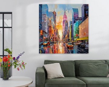 Vibrant New York City by Thea